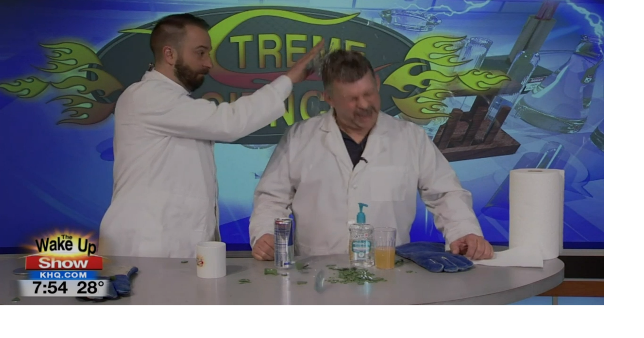 Extreme Science: Will hand sanitizer and an energy drink break a coffee ...