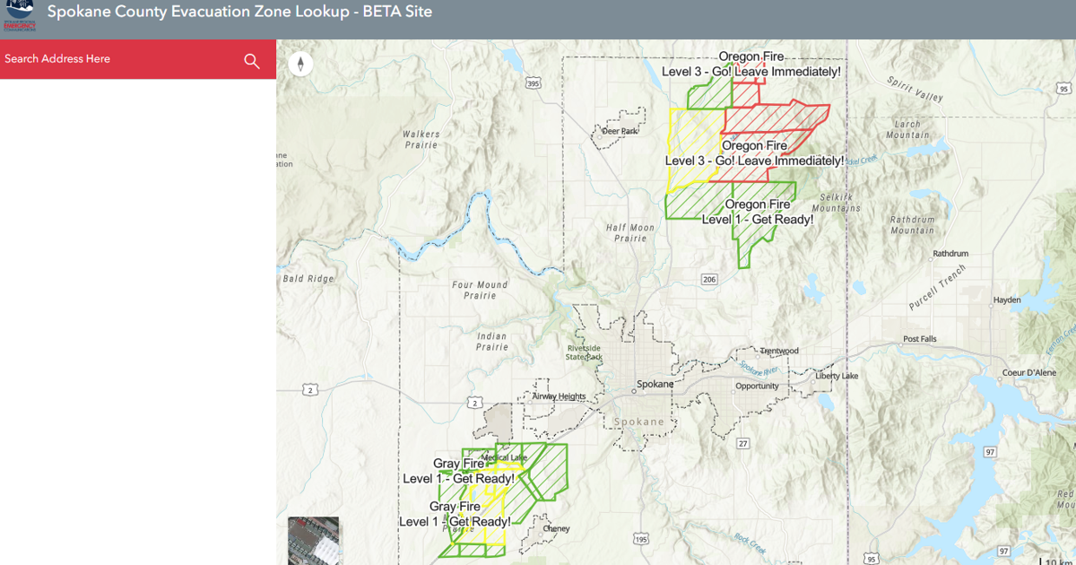 Fire Map Tracking Spokane Regional Emergency Communications launches new interactive map ...