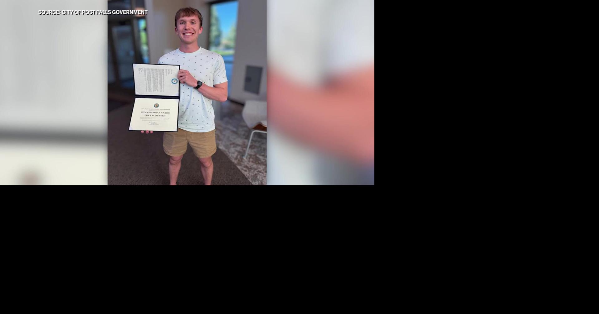 Post Falls police honor local man after lifesaving CPR | Idaho News ...