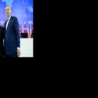 Turkey's leader Recep Tayyip Erdogan meets Egypt's then-president Mohamed Morsi, who rose to power democratically from the Muslim Brotherhood, in 2012 in Ankara