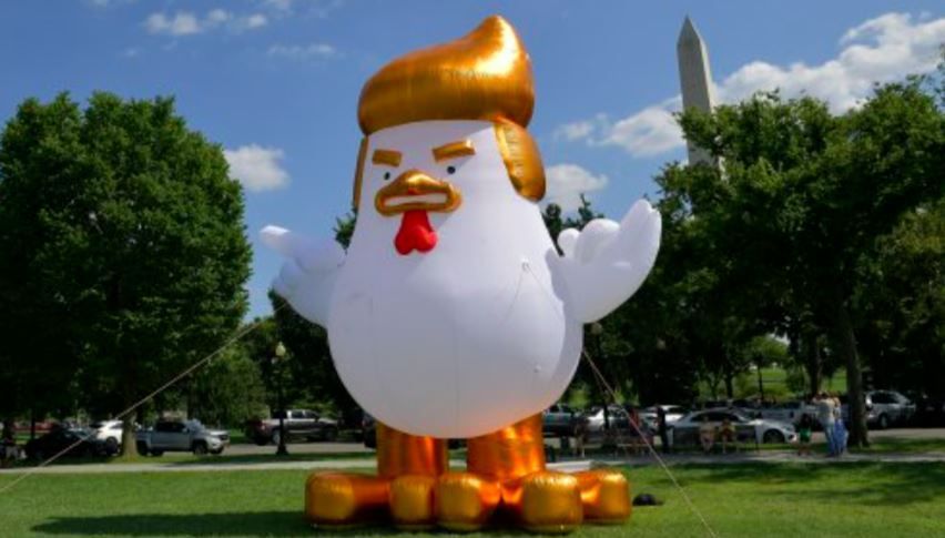 Inflatable Trump Chicken For Sale On Ebay News Khqcom