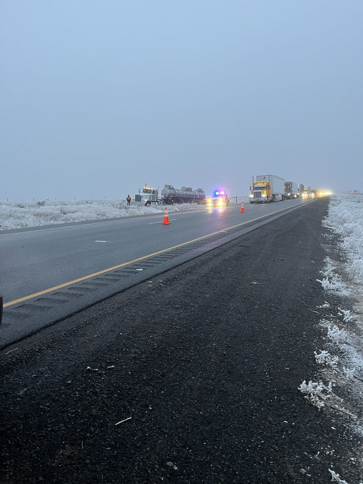 Westbound Lanes On I-90 Near Ritzville Fully Blocked | | Khq.com