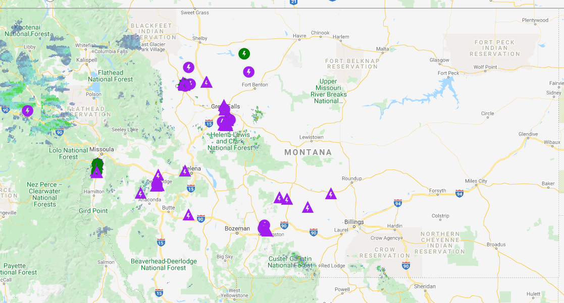 Northwestern Energy Reporting Several Power Outages Across Montana
