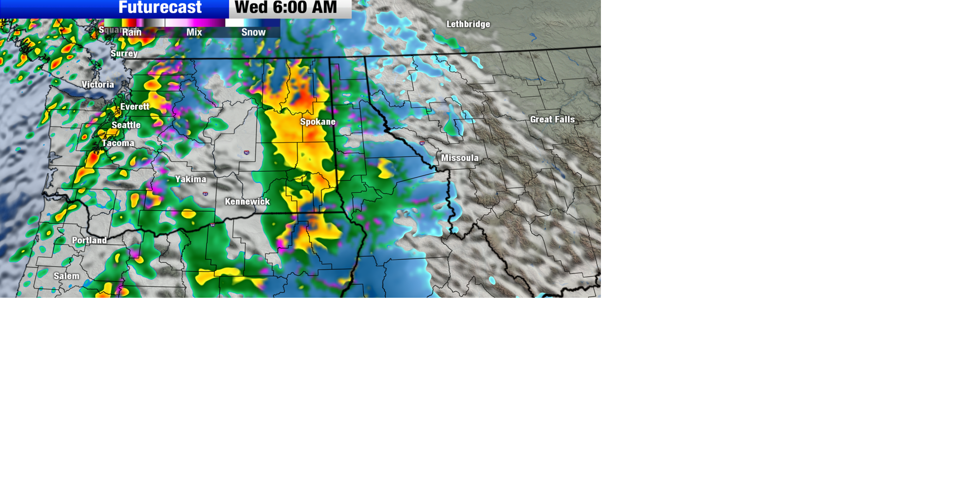 Widespread rain is on the way to the Inland Northwest | Weather | khq.com