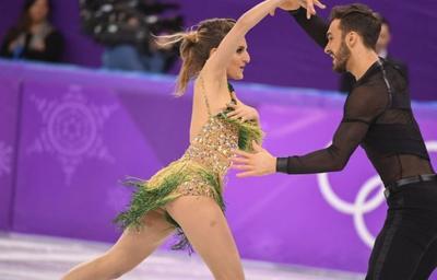 French Ice Dancer Has Wardrobe Malfunction Nightmare When Top