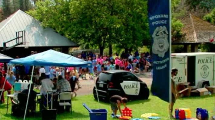 Spokane S Top Cop Mayor Celebrate End Of Summer Program With