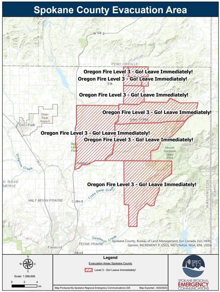 Level 3 Evacuations For Oregon Road Fire Expanded | | Khq.com