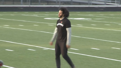Colin Kaepernick Works Out For Nfl Teams At Georgia High