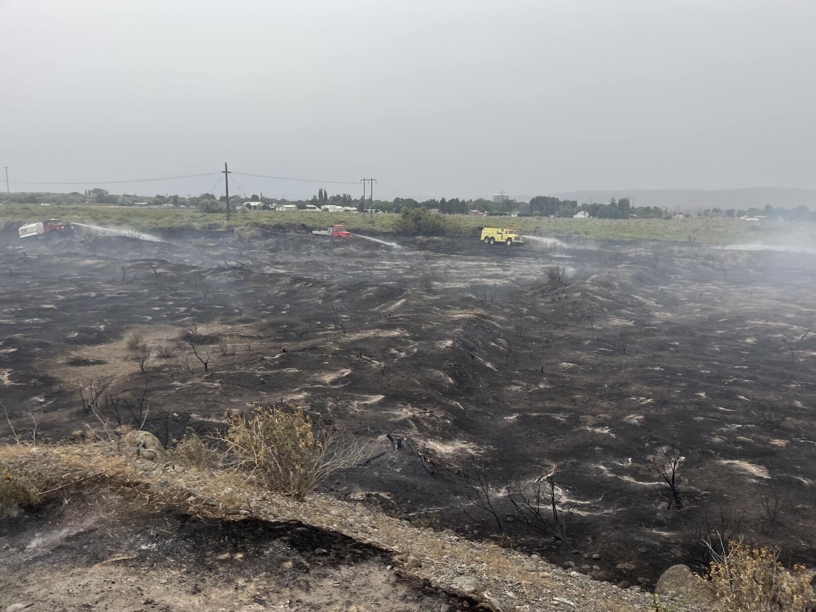 Evacuations lifted near Coulee City after morning wildfire on Road I.8 - Vimarsana News