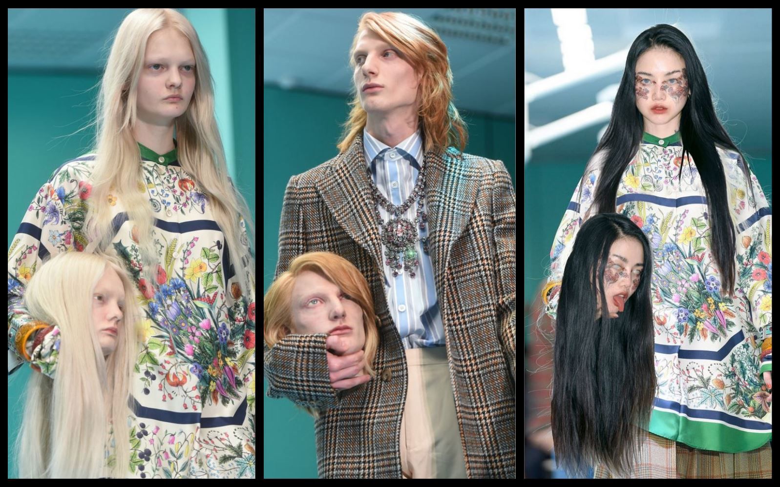 Gucci turns heads for severed head 