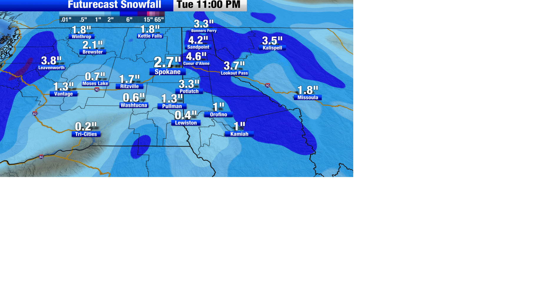 The snow's not leaving us just yet, more rounds of precipitation on the