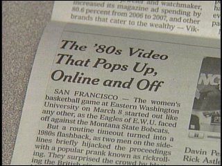 The '80s Video That Pops Up, Online and Off - The New York Times