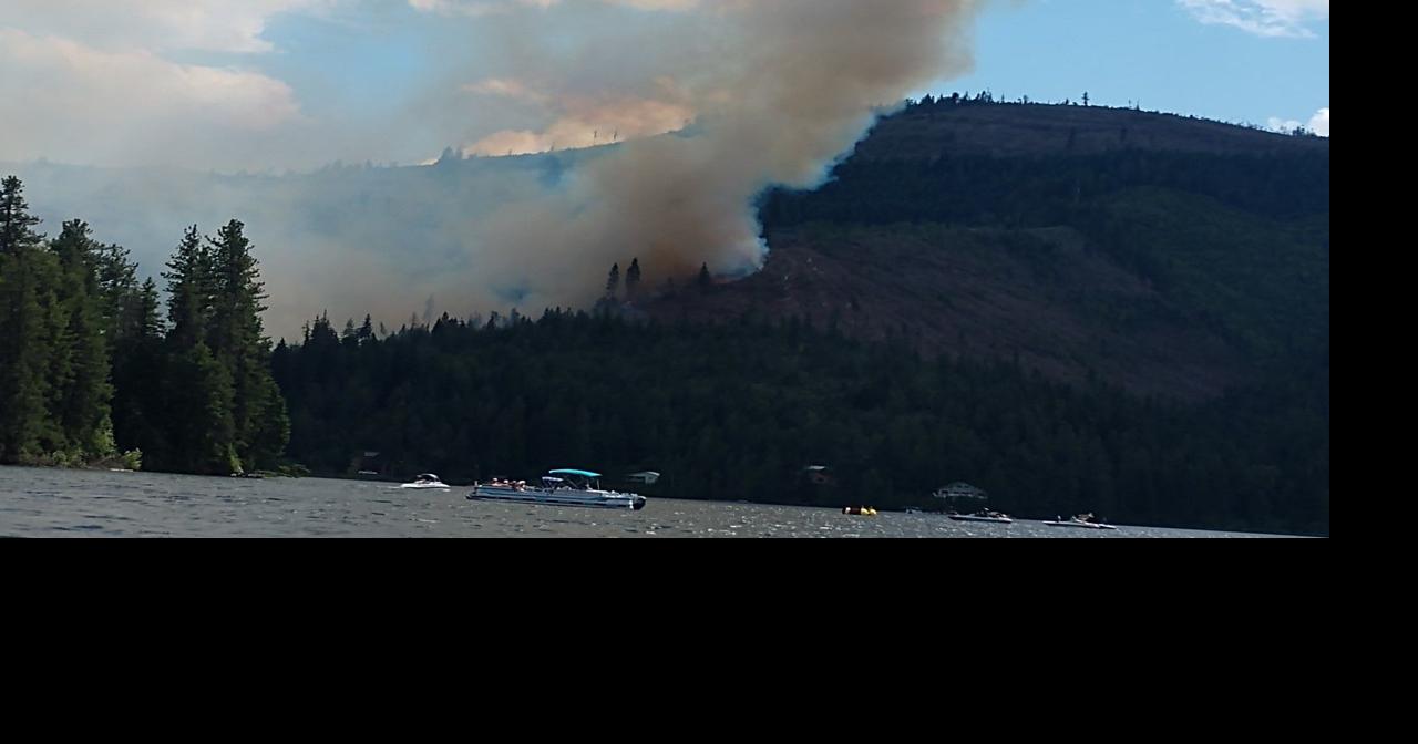 Spirit Lake fire flares up to 70 acres over weekend | Spokane News ...