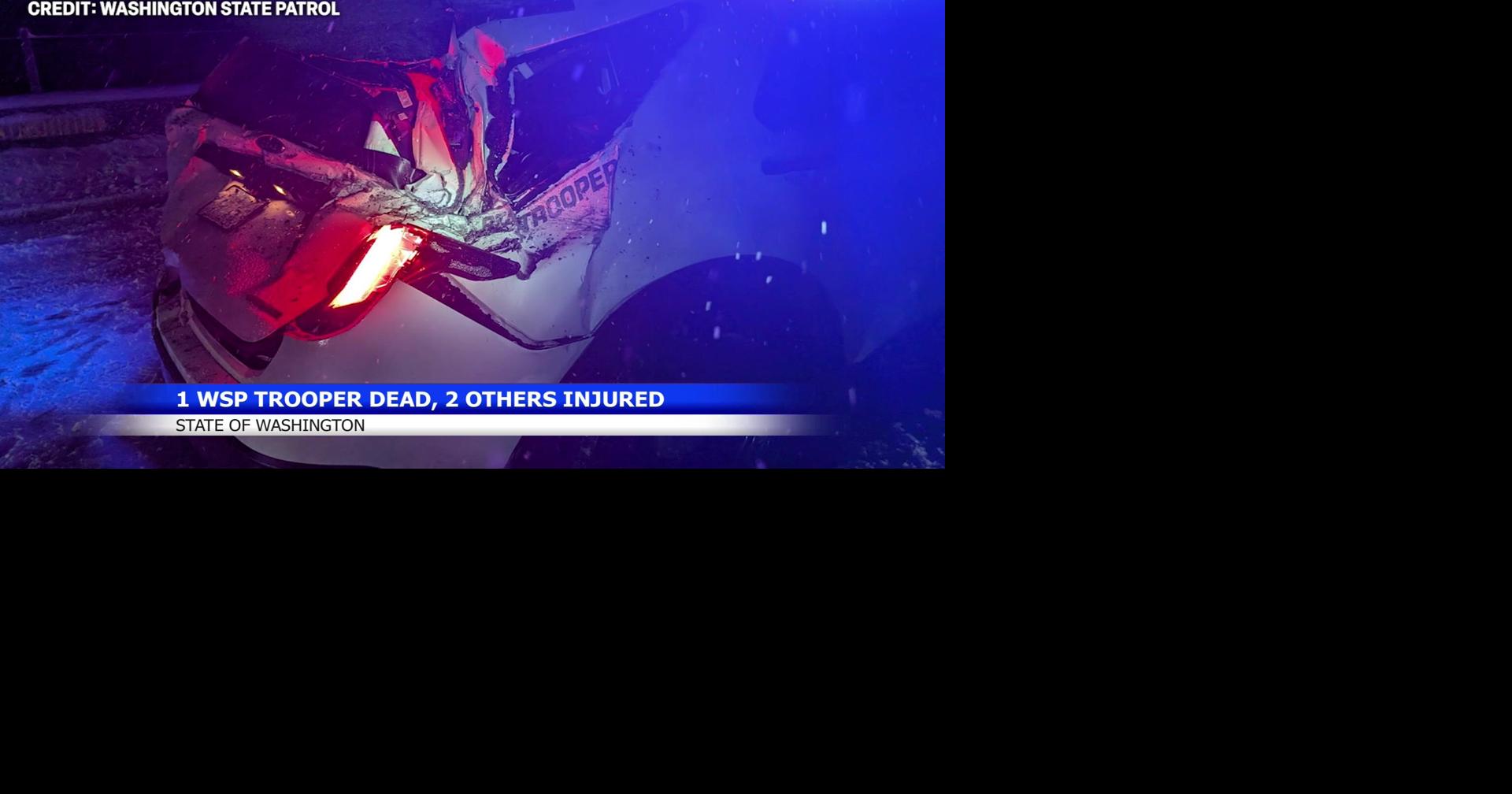 Washington State troopers hit by cars in a dangerous weekend