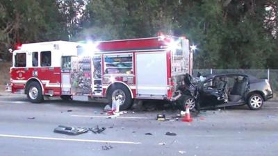Police Tesla Driver Arrested After Crashing Into Firetruck