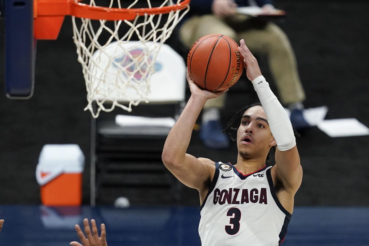 John Blanchette Andrew Nembhard S Stellar Showing Against West Virginia Just Another Example Of Gonzaga S Embarrassment Of Riches Swx Right Now Khq Com
