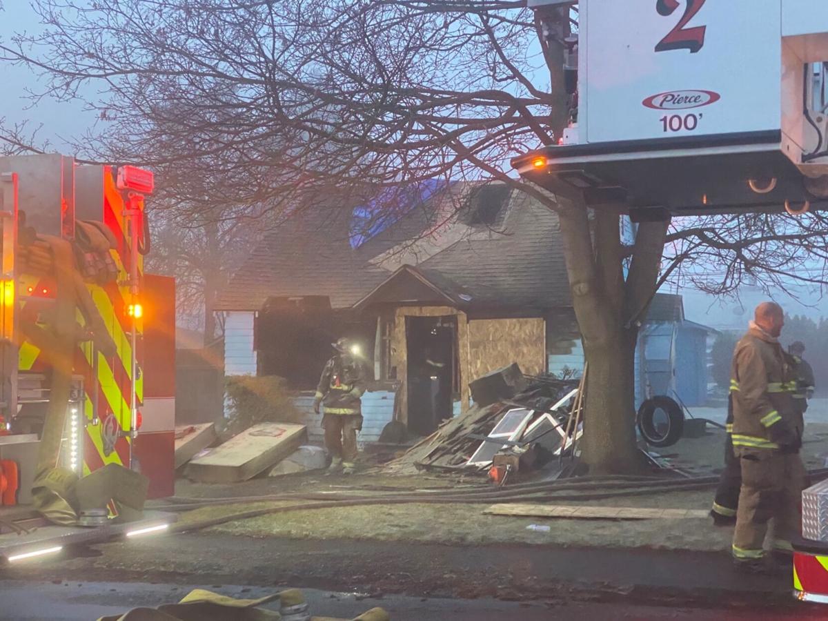 Spokane Firefighters battle house fire near Central and Stone News
