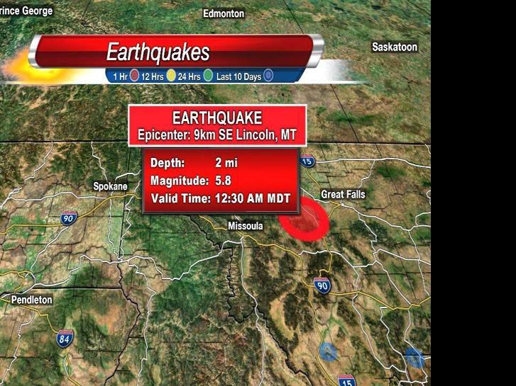 Montana earthquake felt in Spokane, surrounding areas News