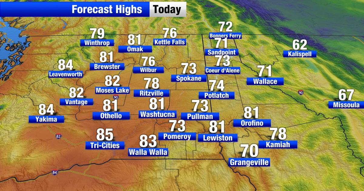 Warmer temperatures on a mostly quiet Tuesday