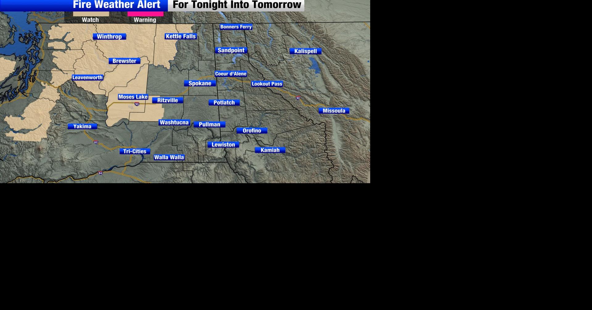 Temperatures are hot with thunderstorms looming