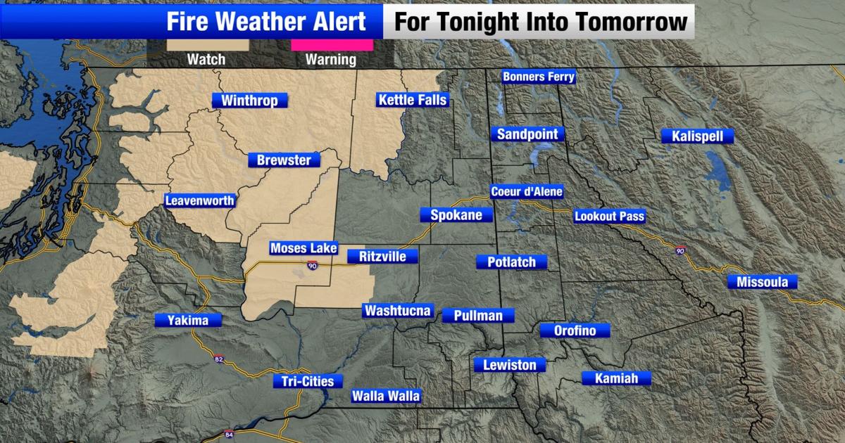 Temperatures are hot with thunderstorms looming