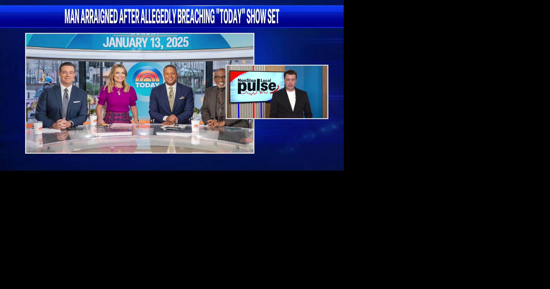 Man arraigned after allegedly breaking into 'Today Show'