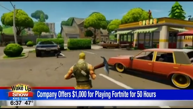 Fortnite Will Pay 1k For 50 Hours Of Gameplay Company Offers 1 000 Free Internet For Playing 50 Hours Of Fortnite News Khq Com