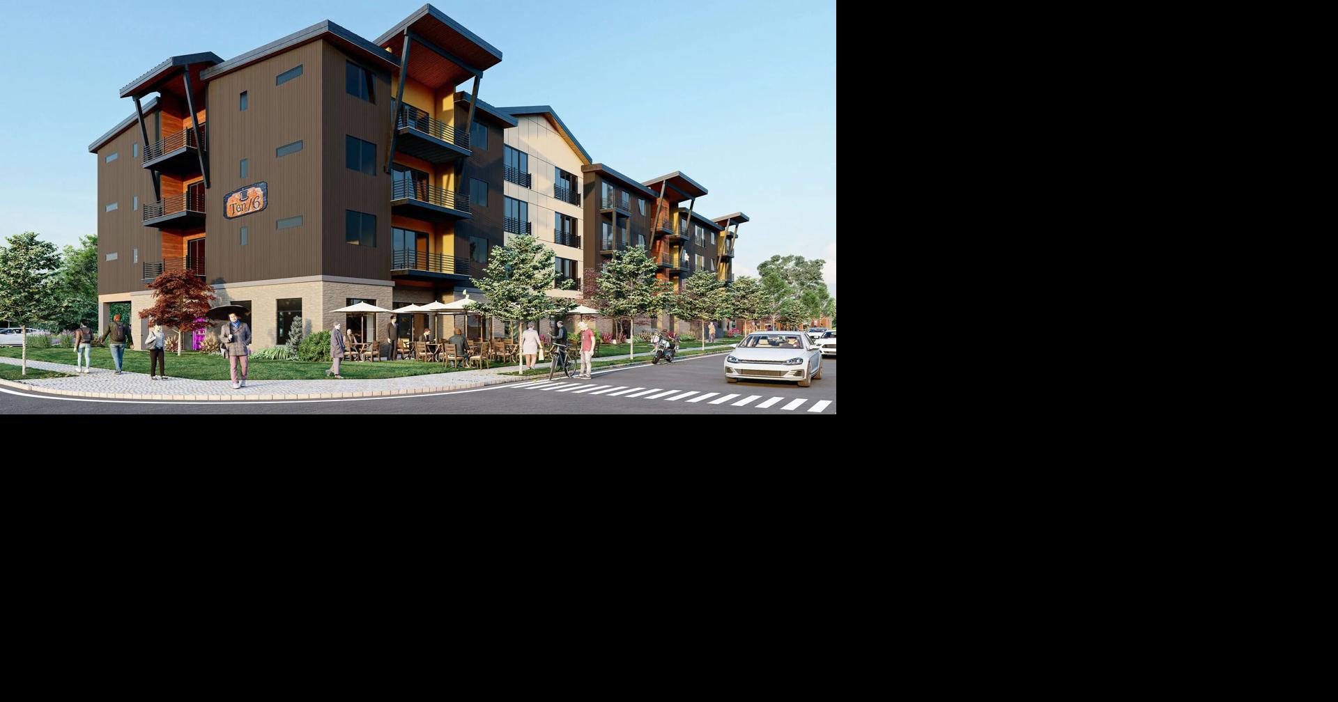 New upscale apartment are under construction in Coeur d'Alene