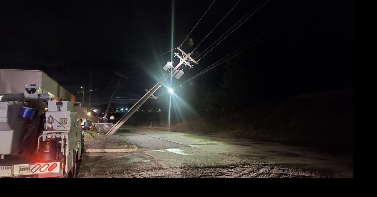 PHOTOS: High winds bring down trees and power lines on roadways ...