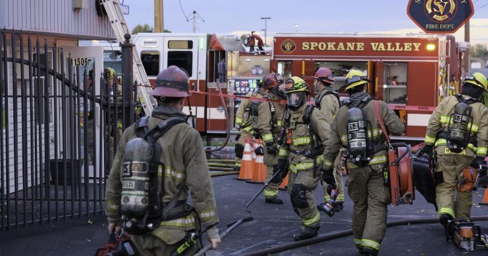 Firefighters quickly contain blaze at Spokane Valley storage facility ...