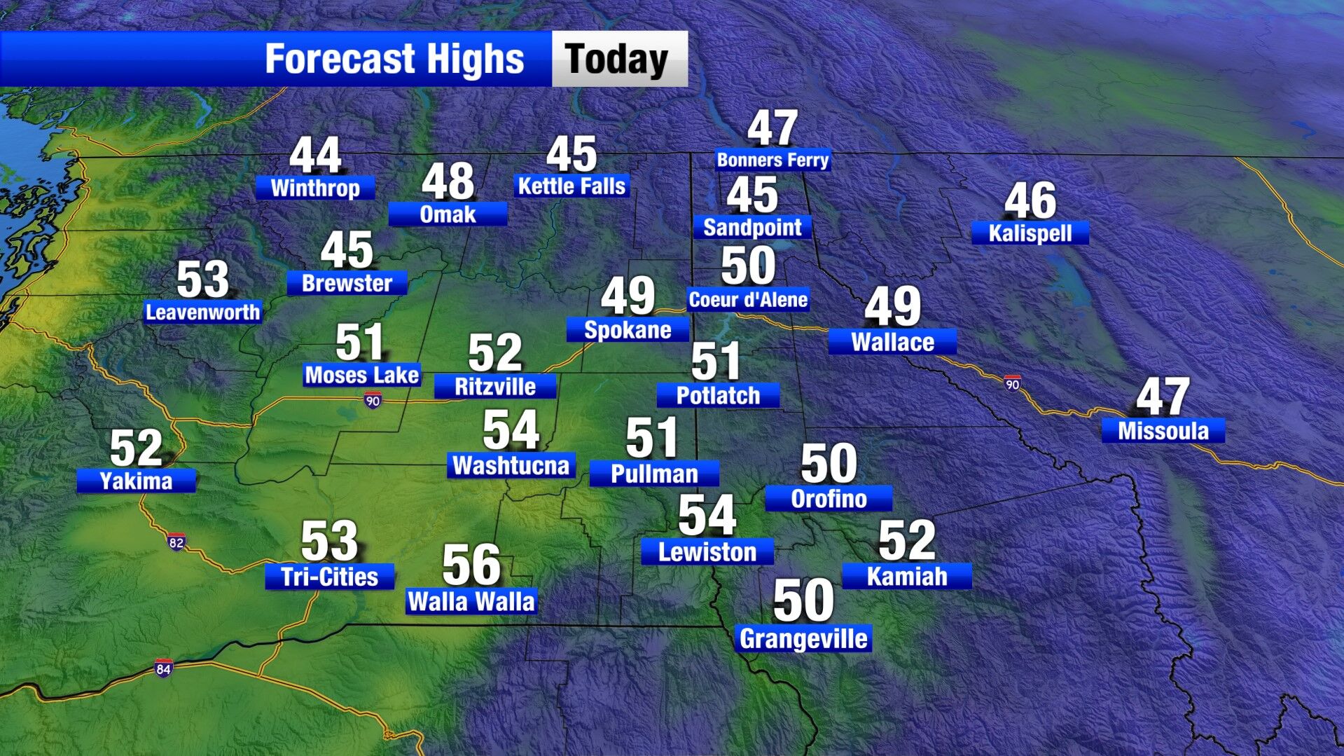 Warm temperatures on Tuesday before the fog and low clouds return ...