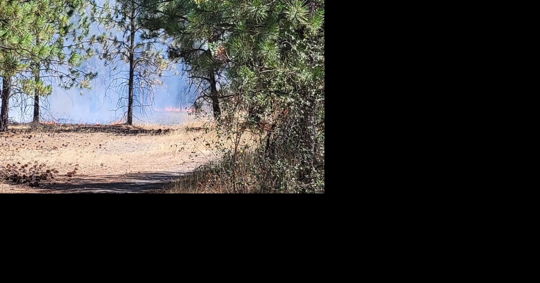Spokane Valley firefighters respond to fire near East Coyote Rock Drive ...
