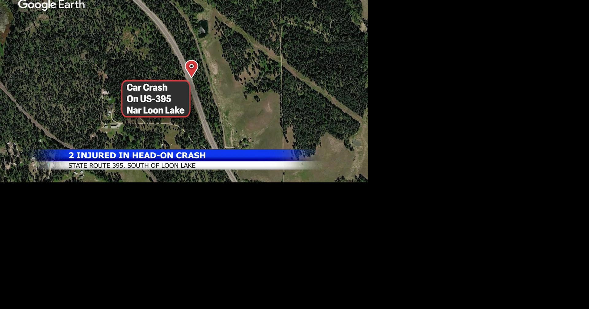 Head-on crash south of Loon Lake sends 2 drivers to hospital | Spokane ...