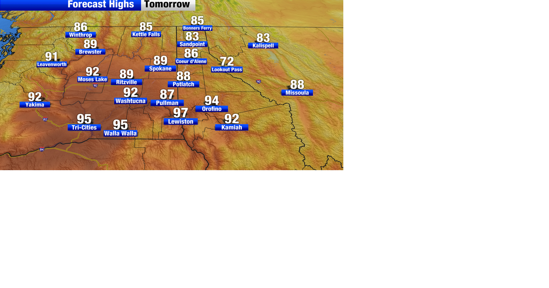 Hot weather will return with thunderstorm chances following in the ...