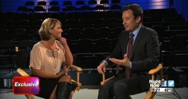 Leslie Lowe Sits Down With Jimmy Fallon, The New Host Of The Tonight