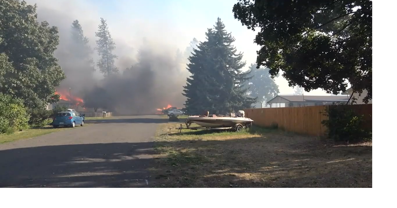 Medical Lake fire is 0 contained but is 10 lines, according to DNR