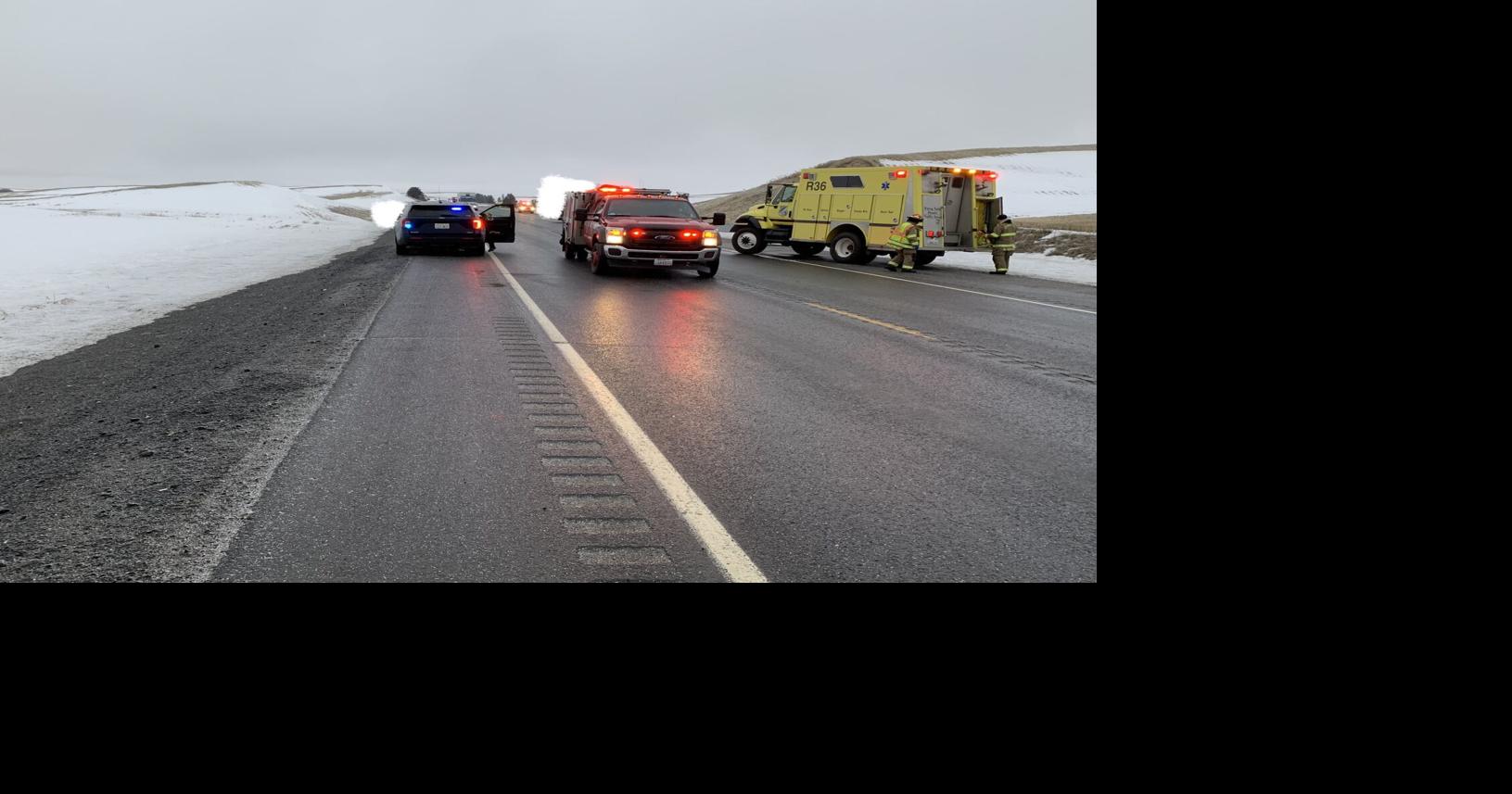 Fatal collision closes both lanes of US195 south of Spangle Spokane