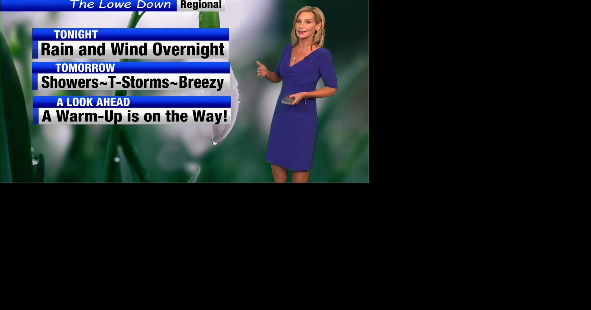 Cool, stormy Tuesday gives way to warm weekend with highs in the 80s
