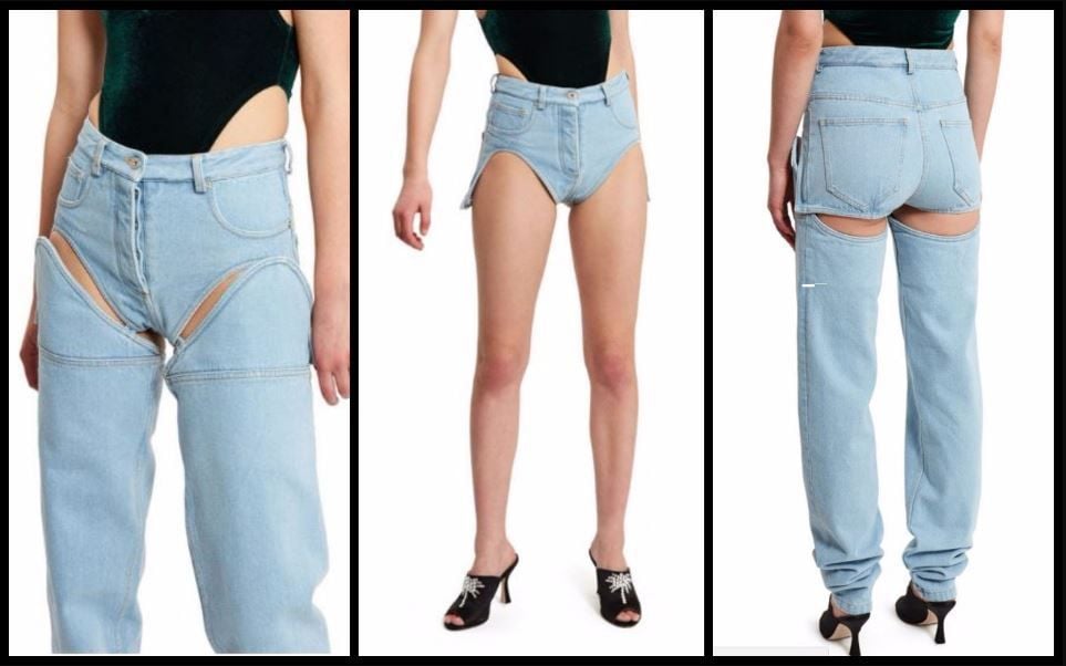 How To Crop Jeans Into Shorts