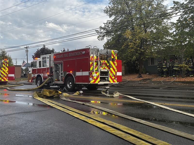 Firefighters tackle structure fire in Spokane Valley | Washington ...