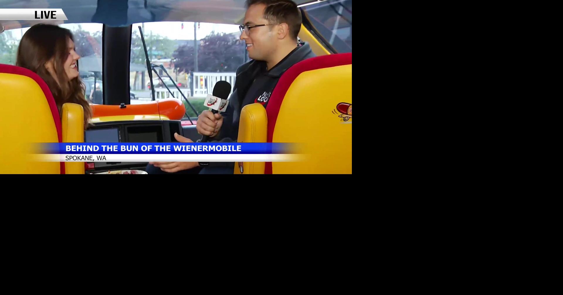 Wienermobile stops in Spokane with fire relief specials