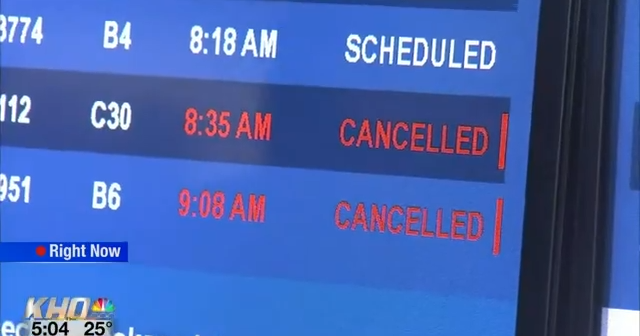 Spokane International Airport continues to see cancellations, delays