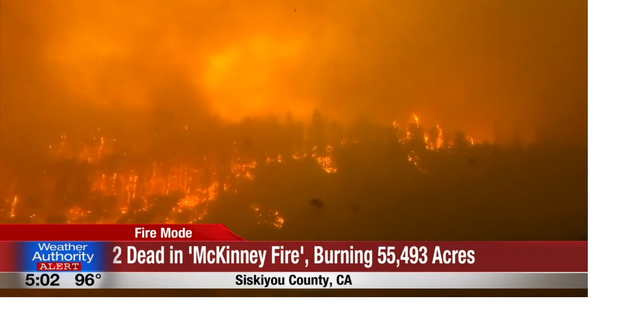 Two die from McKinney Fire burning 55k acres in California News