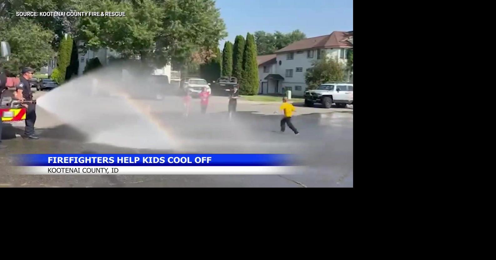 Kootenai County Firefighters repurpose firehose to help community stay cool amid heat