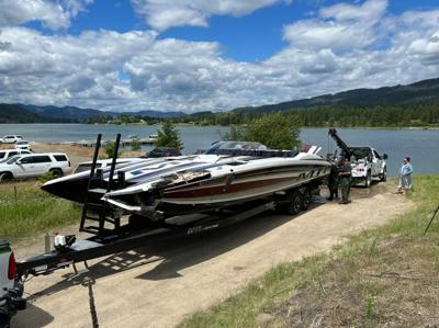 Boat involved in accident on Pend Oreille River