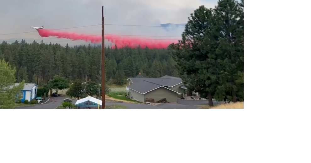 Air crews help fight Parkway fire in Post Falls Wildfires