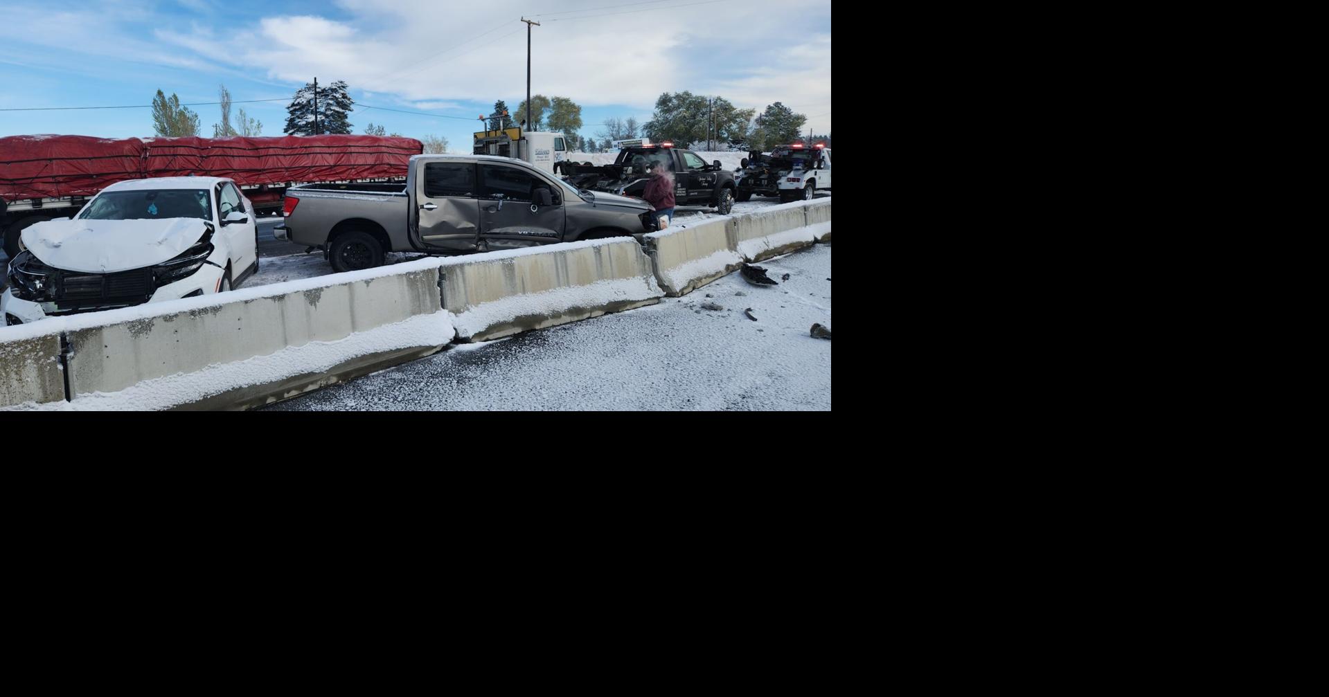 Multiple crashes close Bigelow Gulch in both directions Spokane News