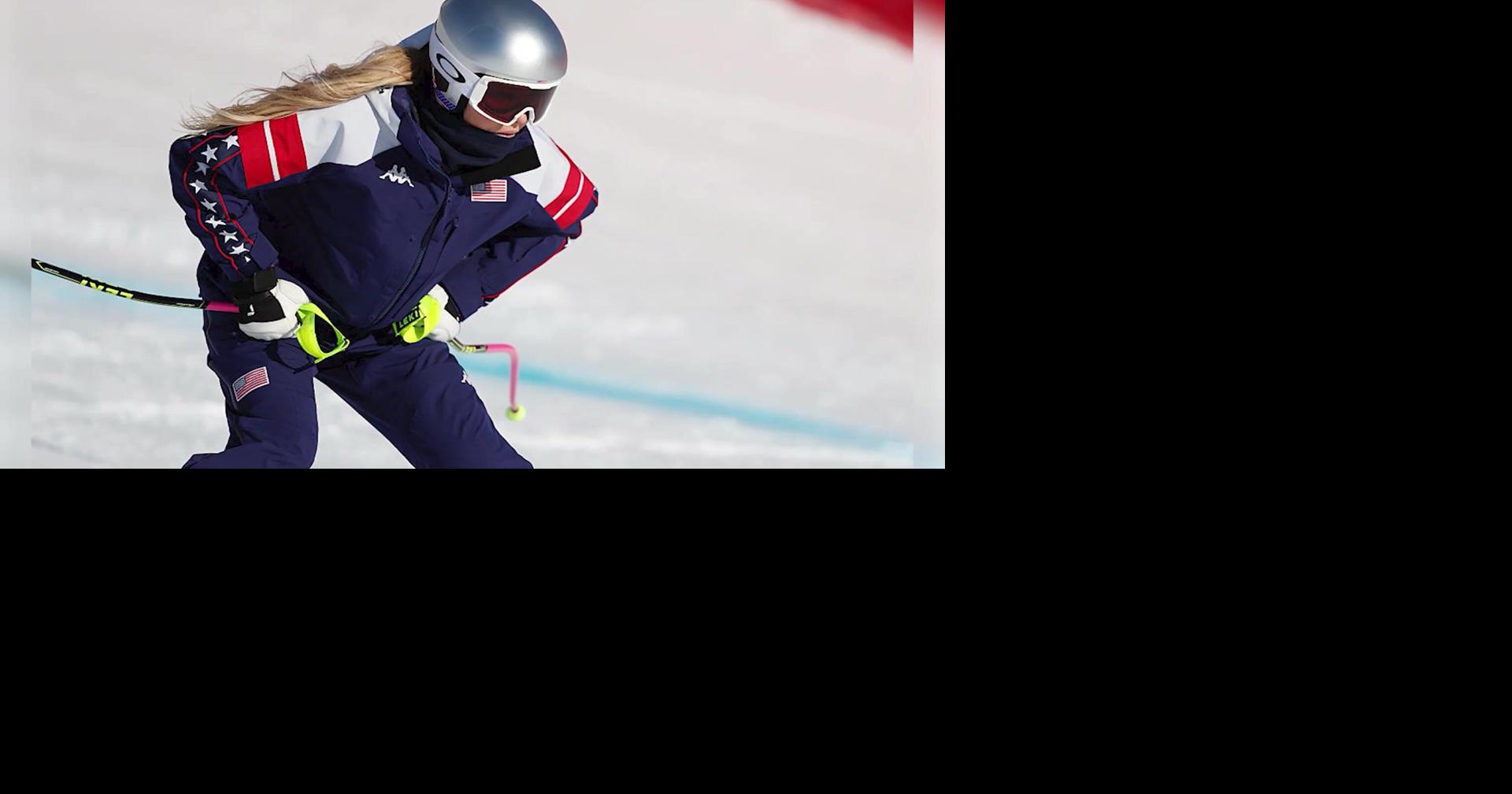 Ski racer Lindsey Vonn crashes during Olympic race