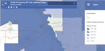 Tracking Spokane #39 s coronavirus cases by ZIP code Coronavirus khq com