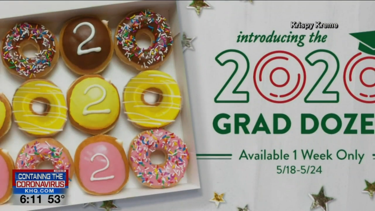 Watch Krispy Kreme Offering 2020 Seniors Free Grad Themed Donuts